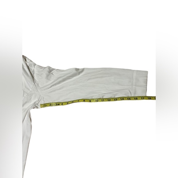 Chicos Additions Button Up Top Size 3 Extra Large XL White Collared Long Sleeve - Picture 10 of 16